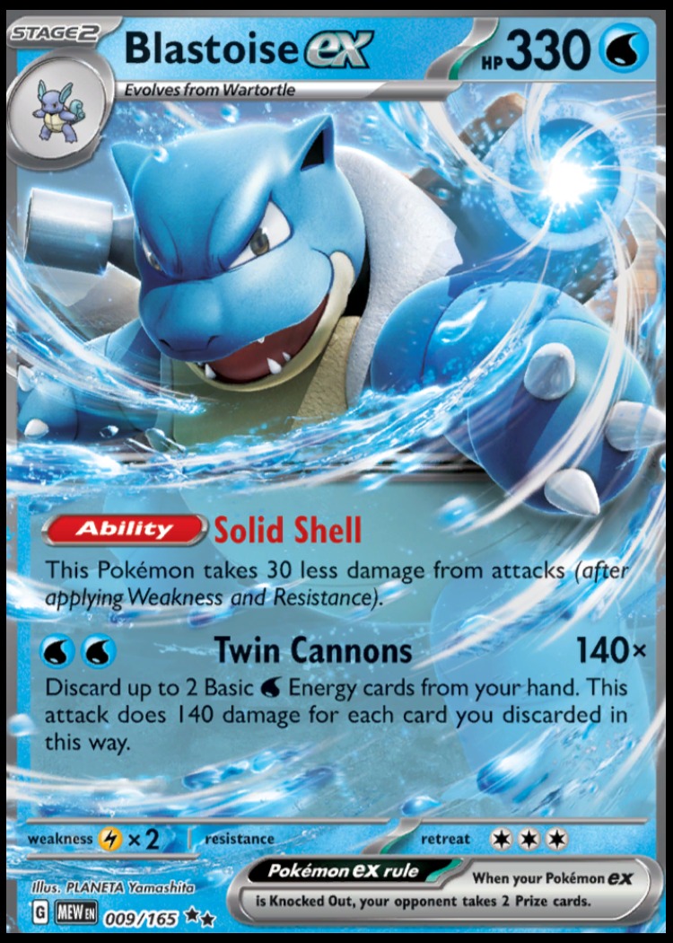 Blastoise ex